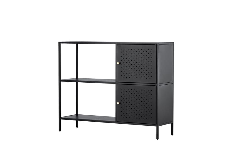 Salta Garderob 100x75 cm - Svart - Förvaring - Förvaringsmöbler - Skänkar & sideboards