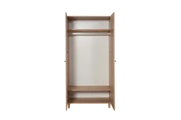 Selalesi Garderob 90x192 cm - Natur - Förvaring - Skåp - Garderobsskåp