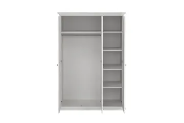Shoiba Garderob 138,8x200,6 cm - Vit - Förvaring - Sko- & klädförvaring - Garderober & garderobssystem