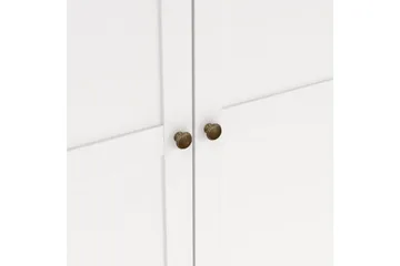 Shoiba Garderob 138,8x200,6 cm - Vit - Förvaring - Sko- & klädförvaring - Garderober & garderobssystem