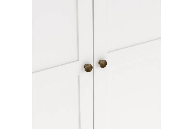 Shoiba Garderob 138,8x200,6 cm - Vit - Förvaring - Sko- & klädförvaring - Garderober & garderobssystem