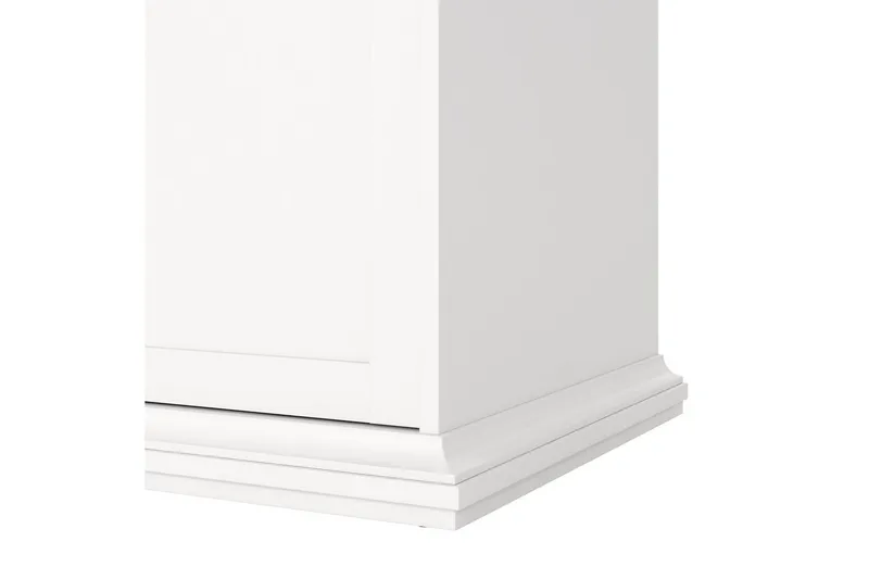 Shoiba Garderob 138,8x200,6 cm - Vit - Förvaring - Sko- & klädförvaring - Garderober & garderobssystem