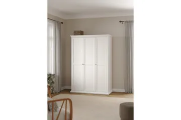 Shoiba Garderob 138,8x200,6 cm - Vit - Förvaring - Sko- & klädförvaring - Garderober & garderobssystem