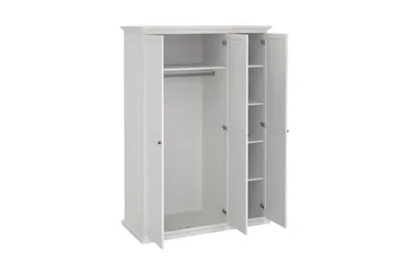 Shoiba Garderob 138,8x200,6 cm - Vit - Förvaring - Sko- & klädförvaring - Garderober & garderobssystem