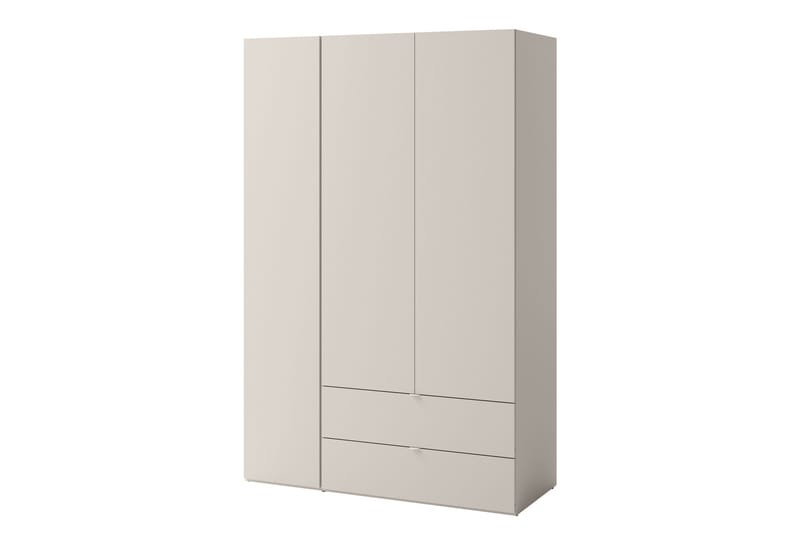 Sigmana Garderob 130x201 cm - Ljusgrå - Förvaring - Sko- & klädförvaring - Garderober & garderobssystem