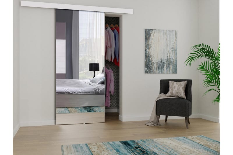 Sigra Skjutdörr - Vit - Förvaring - Sko- & klädförvaring - Garderober & garderobssystem