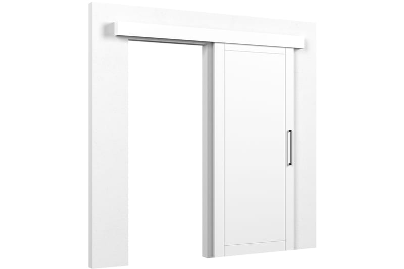 Simmy Skjutdörr 90x204 cm, Vit