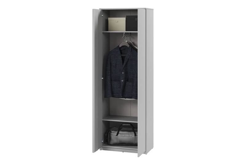 Simply Garderob 69 cm - Grå - Förvaring - Sko- & klädförvaring - Garderober & garderobssystem