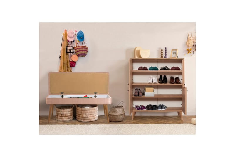 Anaya Skobänk 105 cm - Förvaring - Sko- & klädförvaring - Skoförvaring
