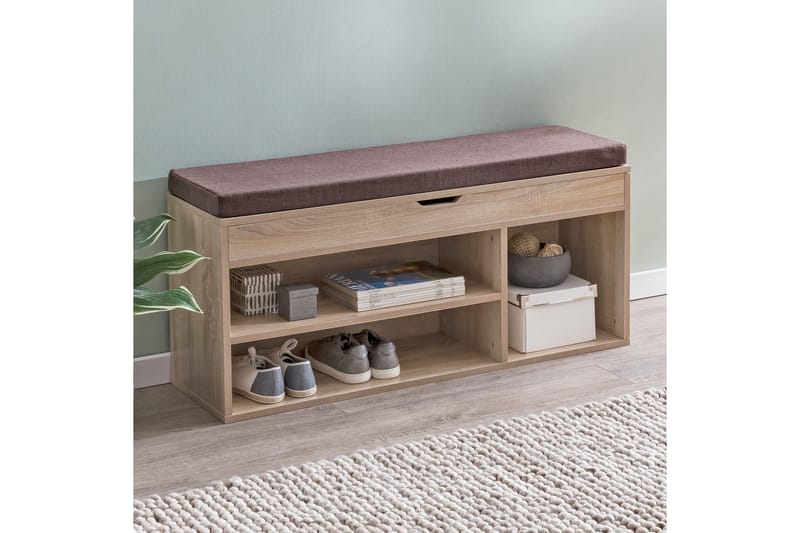 Anielle Skohylla 104x32 cm - Trä/natur - Förvaring - Sko- & klädförvaring - Skoförvaring