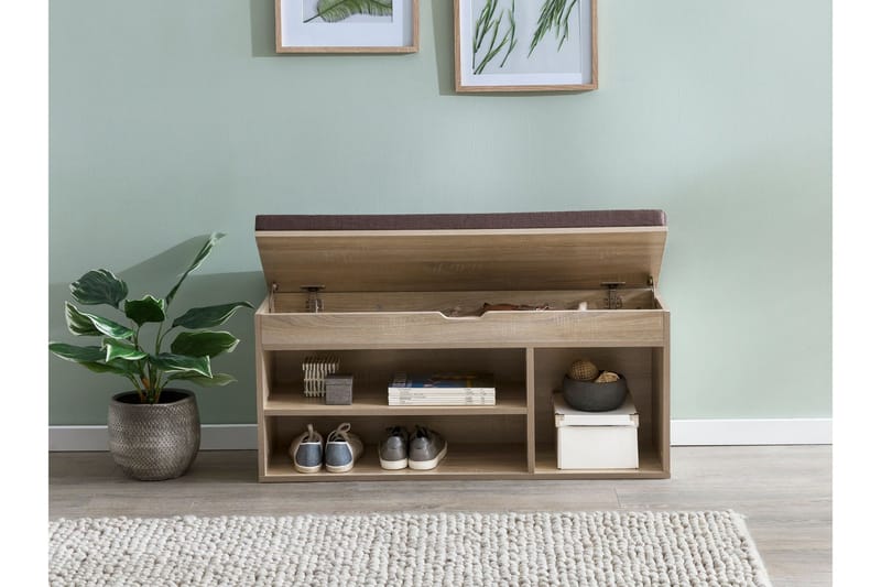 Anielle Skohylla 104x32 cm - Trä/natur - Förvaring - Sko- & klädförvaring - Skoförvaring