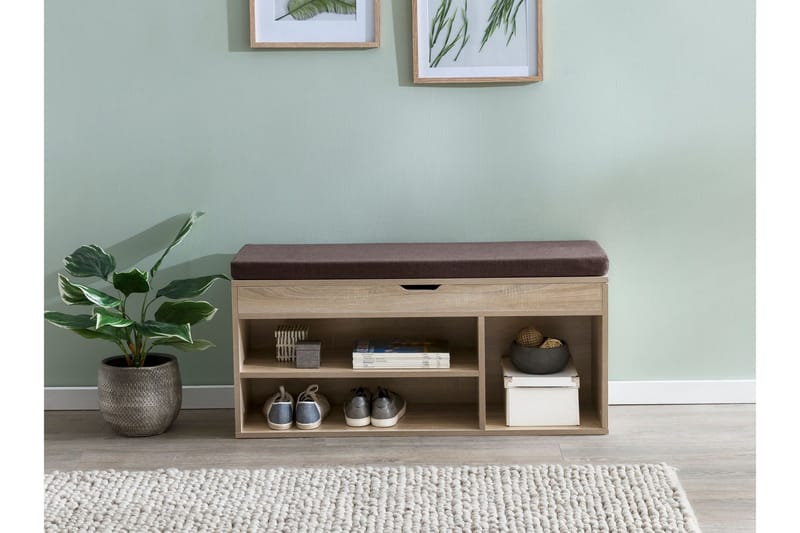 Anielle Skohylla 104x32 cm - Trä/natur - Förvaring - Sko- & klädförvaring - Skoförvaring
