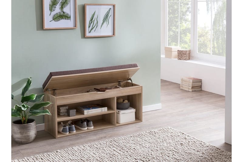 Anielle Skohylla 104x32 cm - Trä/natur - Förvaring - Sko- & klädförvaring - Skoförvaring