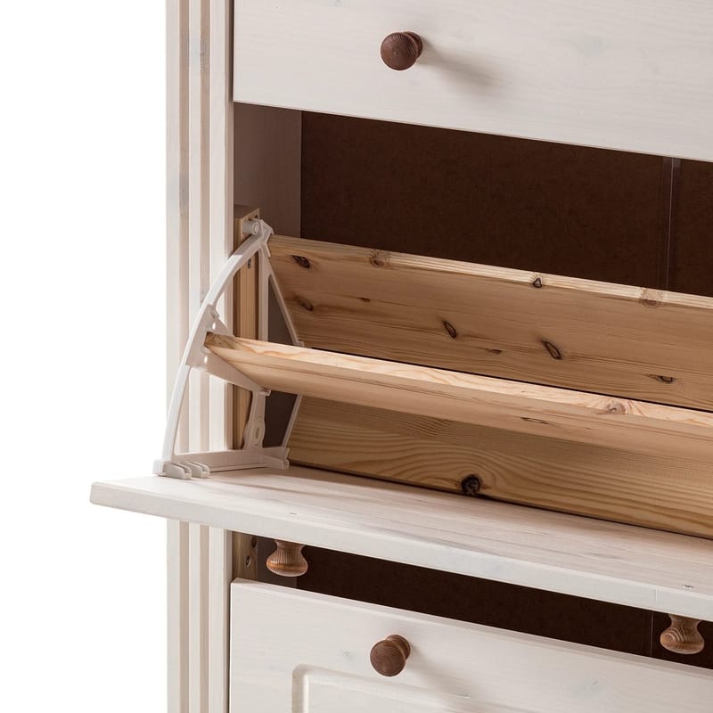 Anita Skoställ 80x105 cm - Vit/Honung - Förvaring - Sko- & klädförvaring - Skoförvaring