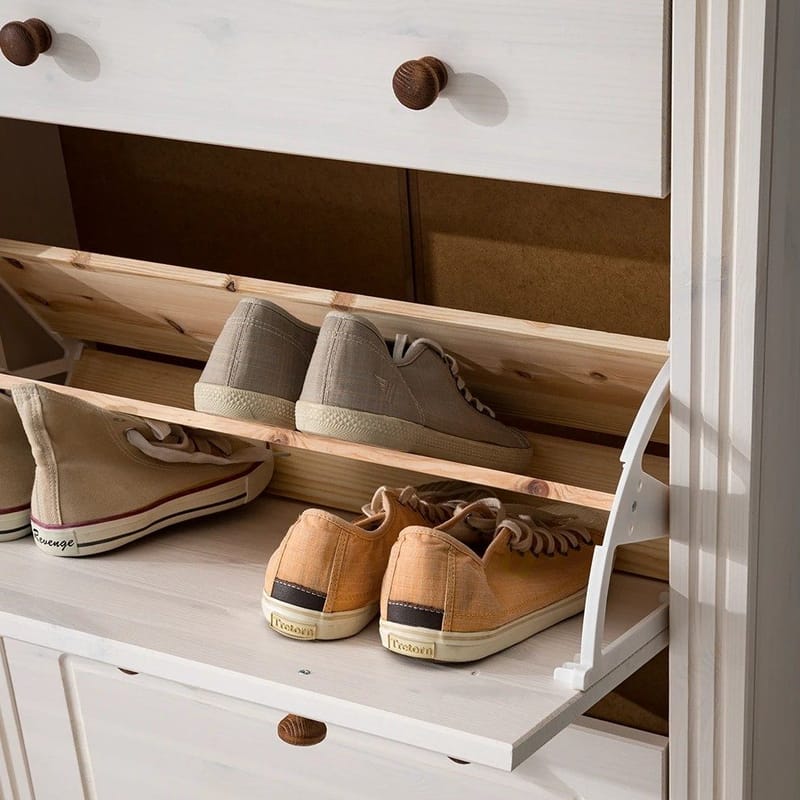 Anita Skoställ 80x105 cm - Vit/Honung - Förvaring - Sko- & klädförvaring - Skoförvaring