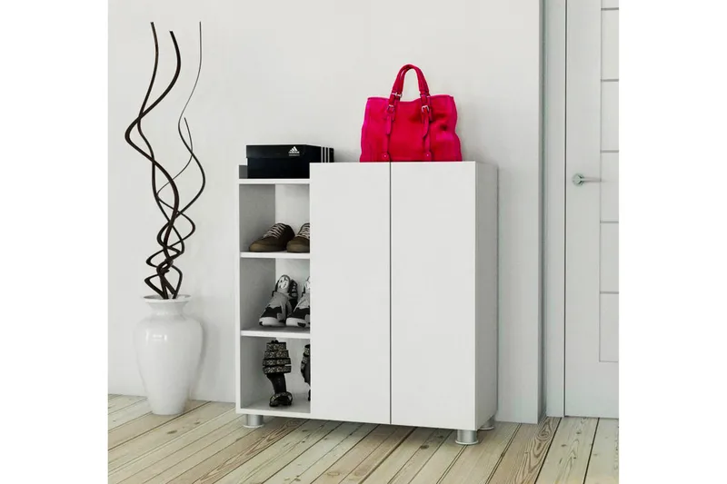 Asousa Skoskåp - Vit - Förvaring - Sko- & klädförvaring - Skoförvaring