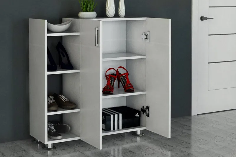 Asousa Skoskåp - Vit - Förvaring - Sko- & klädförvaring - Skoförvaring