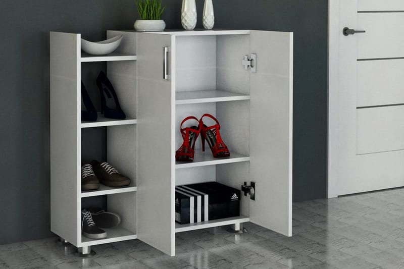 Asousa Skoskåp - Vit - Förvaring - Sko- & klädförvaring - Skoförvaring