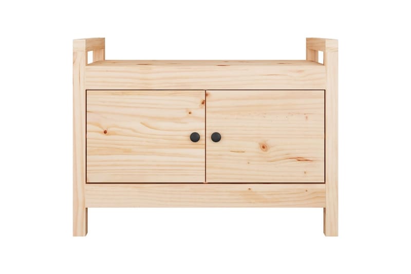 beBasic Skobänk 80x40x60 cm massiv furu - Förvaring - Sko- & klädförvaring - Skoförvaring