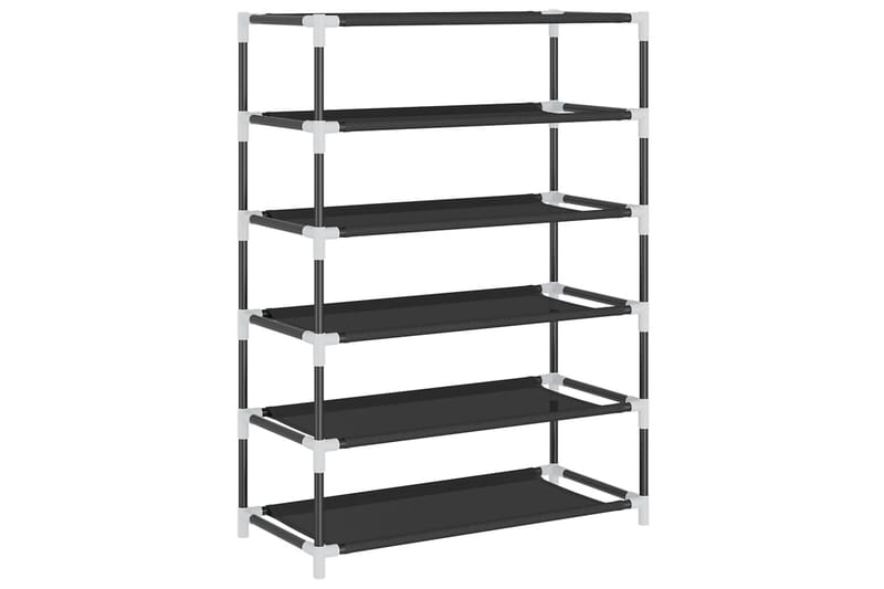 beBasic Skoförvaring 60x28x90 cm svart tyg - Förvaring - Sko- & klädförvaring - Skoförvaring