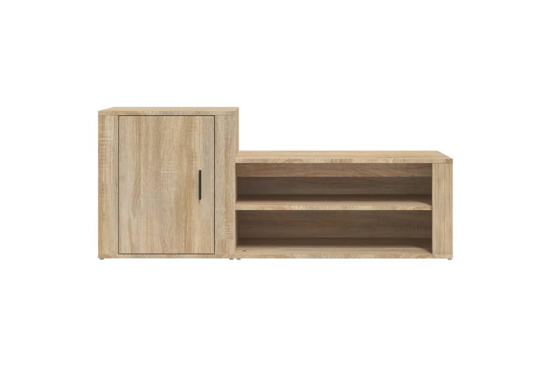 beBasic Skohylla sonoma-ek 130x35x54 cm konstruerat trä - Förvaring - Sko- & klädförvaring - Skoförvaring