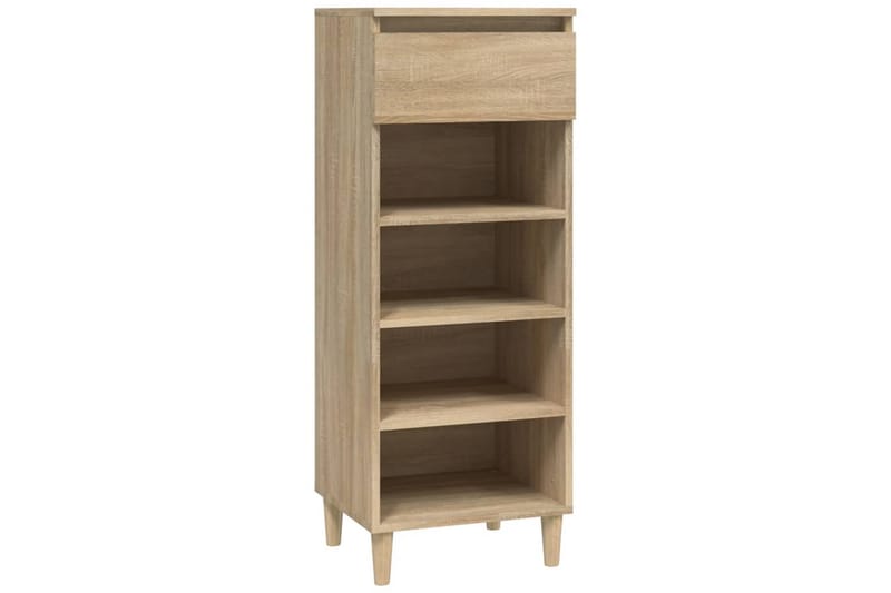 beBasic Skohylla sonoma-ek 40x36x105 cm konstruerat trä - Förvaring - Sko- & klädförvaring - Skoförvaring