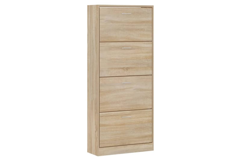 beBasic Skohylla sonoma-ek 63x24x147 cm konstruerat trä - Förvaring - Sko- & klädförvaring - Skoförvaring