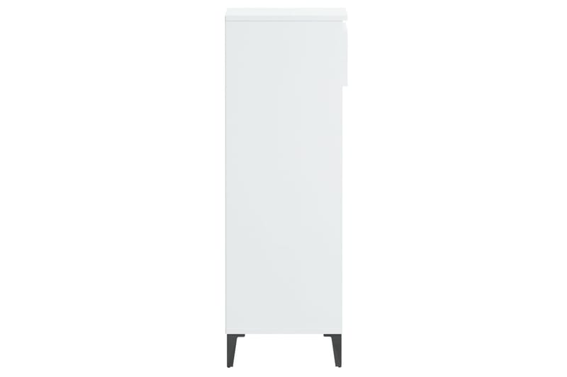 beBasic Skohylla vit högglans 40x36x105 cm konstruerat trä - Förvaring - Sko- & klädförvaring - Skoförvaring