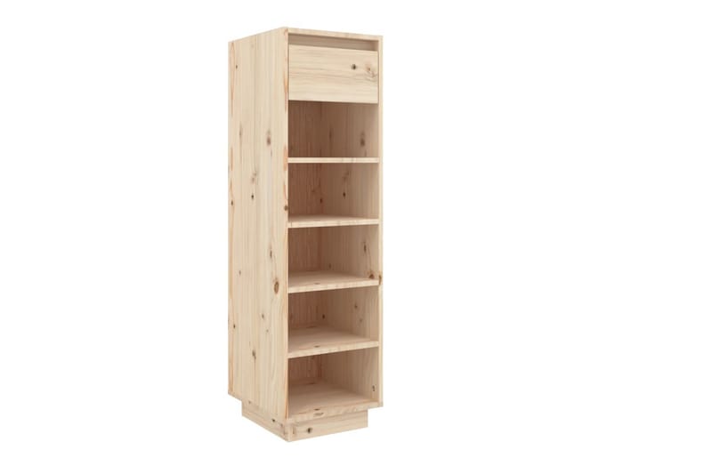 beBasic Skoskåp 34x30x105 cm massiv furu - Förvaring - Sko- & klädförvaring - Skoförvaring