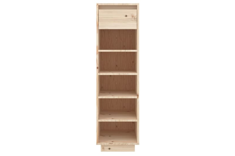 beBasic Skoskåp 34x30x105 cm massiv furu - Förvaring - Sko- & klädförvaring - Skoförvaring