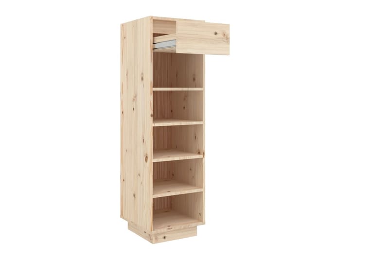 beBasic Skoskåp 34x30x105 cm massiv furu - Förvaring - Sko- & klädförvaring - Skoförvaring