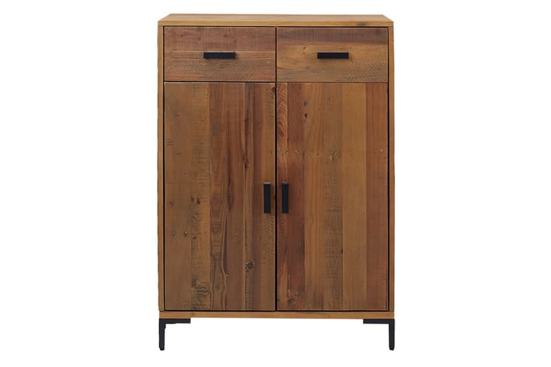 beBasic Skoskåp 75x40x110 cm massiv återvunnen furu - Förvaring - Sko- & klädförvaring - Skoförvaring