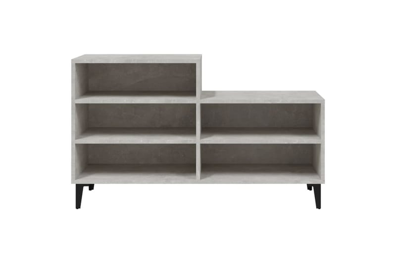 beBasic Skoskåp betonggrå 102x36x60 cm konstruerat trä - Förvaring - Sko- & klädförvaring - Skoförvaring