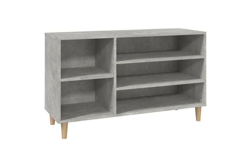 beBasic Skoskåp betonggrå 102x36x60 cm konstruerat trä - Förvaring - Sko- & klädförvaring - Skoförvaring