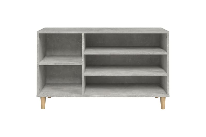 beBasic Skoskåp betonggrå 102x36x60 cm konstruerat trä - Förvaring - Sko- & klädförvaring - Skoförvaring
