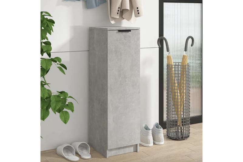 beBasic Skoskåp betonggrå 30x35x100 cm konstruerat trä - Förvaring - Sko- & klädförvaring - Skoförvaring