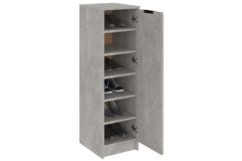 beBasic Skoskåp betonggrå 30x35x100 cm konstruerat trä - Förvaring - Sko- & klädförvaring - Skoförvaring