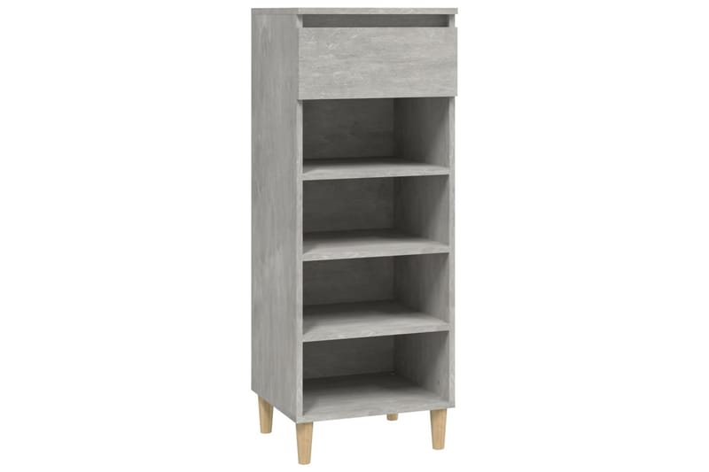 beBasic Skoskåp betonggrå 40x36x105 cm konstruerat trä - Förvaring - Sko- & klädförvaring - Skoförvaring