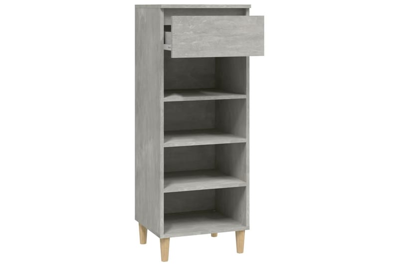 beBasic Skoskåp betonggrå 40x36x105 cm konstruerat trä - Förvaring - Sko- & klädförvaring - Skoförvaring