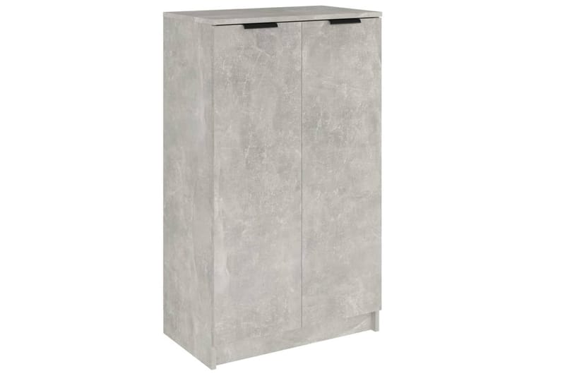 beBasic Skoskåp betonggrå 59x35x100 cm konstruerat trä - Förvaring - Sko- & klädförvaring - Skoförvaring