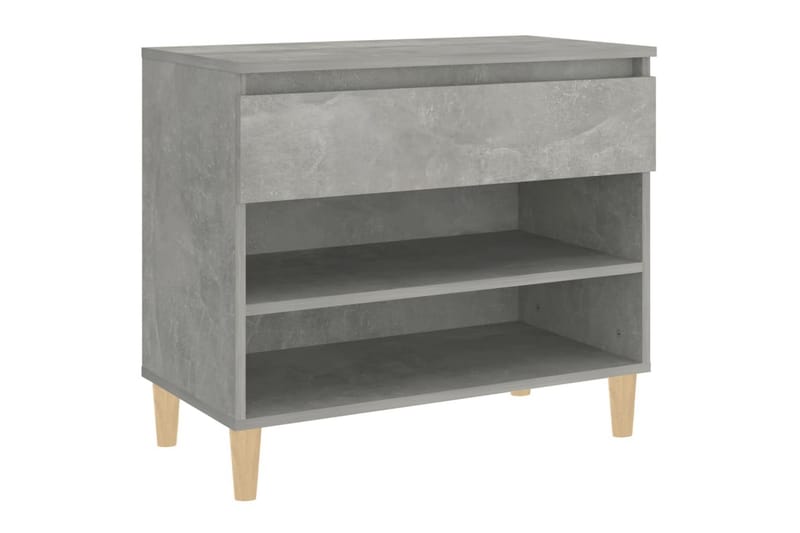 beBasic Skoskåp betonggrå 70x36x60 cm konstruerat trä - Förvaring - Sko- & klädförvaring - Skoförvaring