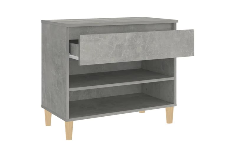 beBasic Skoskåp betonggrå 70x36x60 cm konstruerat trä - Förvaring - Sko- & klädförvaring - Skoförvaring