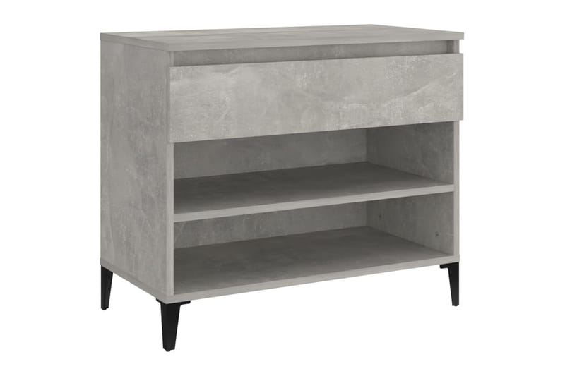 beBasic Skoskåp betonggrå 70x36x60 cm konstruerat trä - Förvaring - Sko- & klädförvaring - Skoförvaring