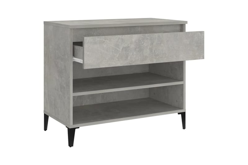 beBasic Skoskåp betonggrå 70x36x60 cm konstruerat trä - Förvaring - Sko- & klädförvaring - Skoförvaring