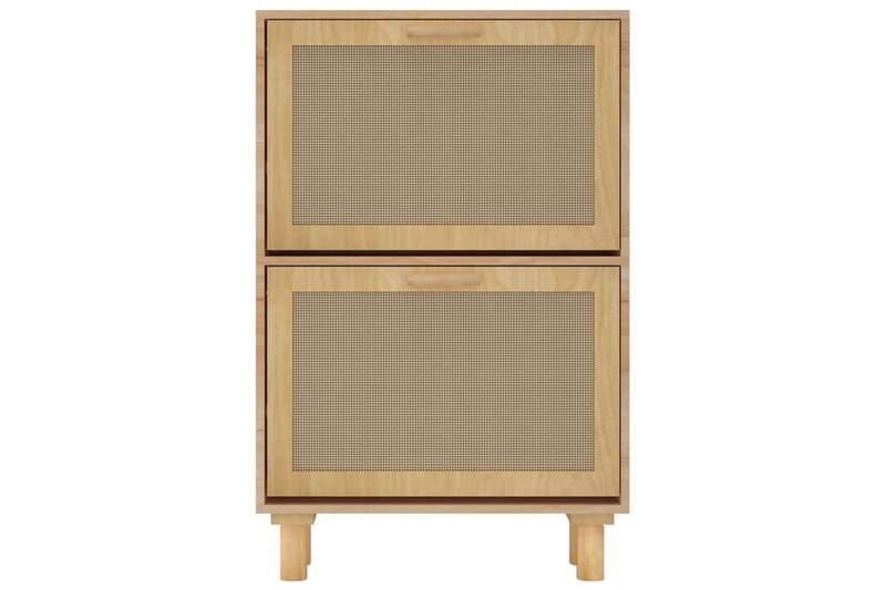 beBasic Skoskåp Brun 52x25x80 cm konstruerat trä & naturlig rotting - Förvaring - Sko- & klädförvaring - Skoförvaring