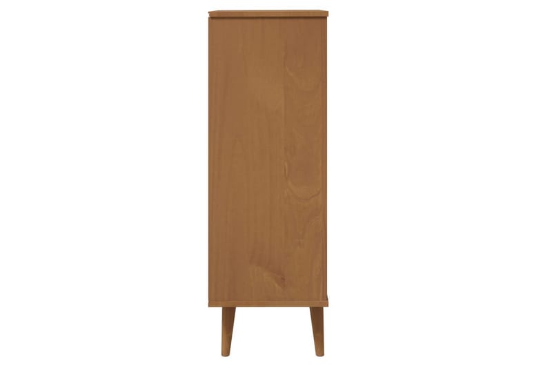 beBasic Skoskåp brun 59,5x35x103 cm massiv furu - Förvaring - Sko- & klädförvaring - Skoförvaring