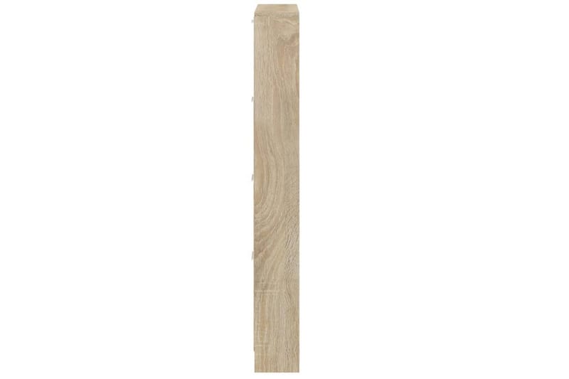 beBasic Skoskåp ek 59x17x150 cm konstruerat trä - Förvaring - Sko- & klädförvaring - Skoförvaring