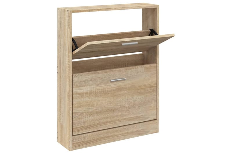 beBasic Skoskåp ek 59x17x81 cm konstruerat trä - Förvaring - Sko- & klädförvaring - Skoförvaring