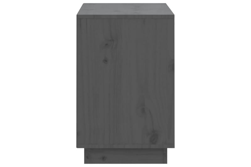 beBasic Skoskåp grå 110x34x52 cm massiv furu - Förvaring - Sko- & klädförvaring - Skoförvaring