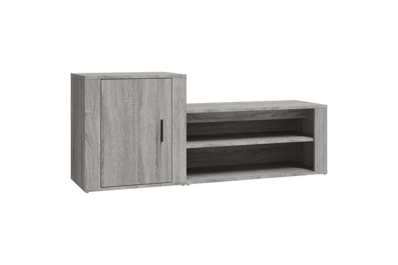 beBasic Skoskåp grå sonoma 130x35x54 cm konstruerat trä - Förvaring - Sko- & klädförvaring - Skoförvaring
